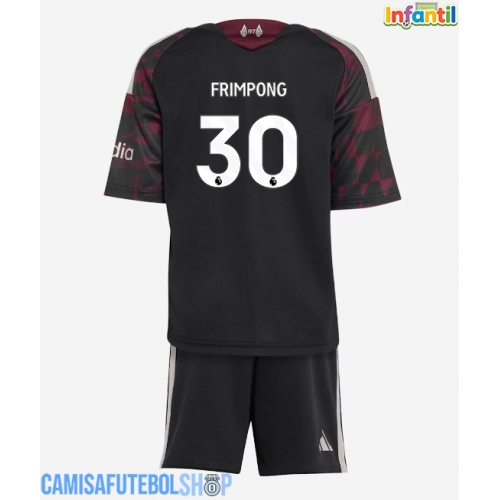 Camisa de time de futebol Liverpool Jeremie Frimpong #30 Replicas 3º Equipamento Infantil 2026-27 Manga Curta (+ Calças curtas)